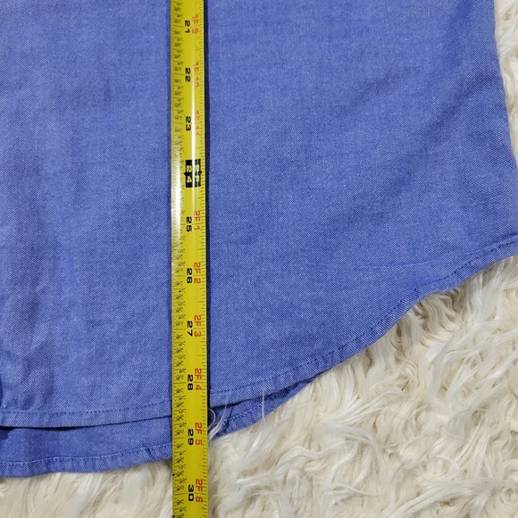 Lululemon Commission Long Sleeve Shirt Blue Mens Size Large! - Picture 10 of 14